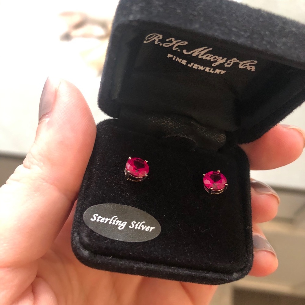 Ruby Earrings
